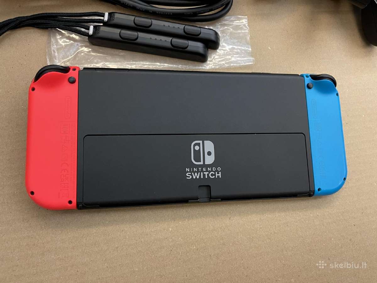 Nintendo Switch Oled 64gb su įmonės garantija - nuotraukos Nr. 6