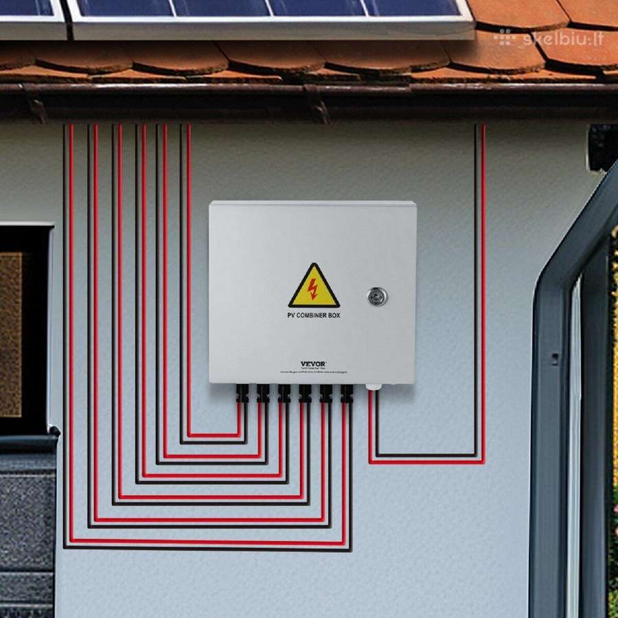 Pv sujungimo dėž. (6 grandinių), saulės elektrinei - nuotraukos Nr. 3