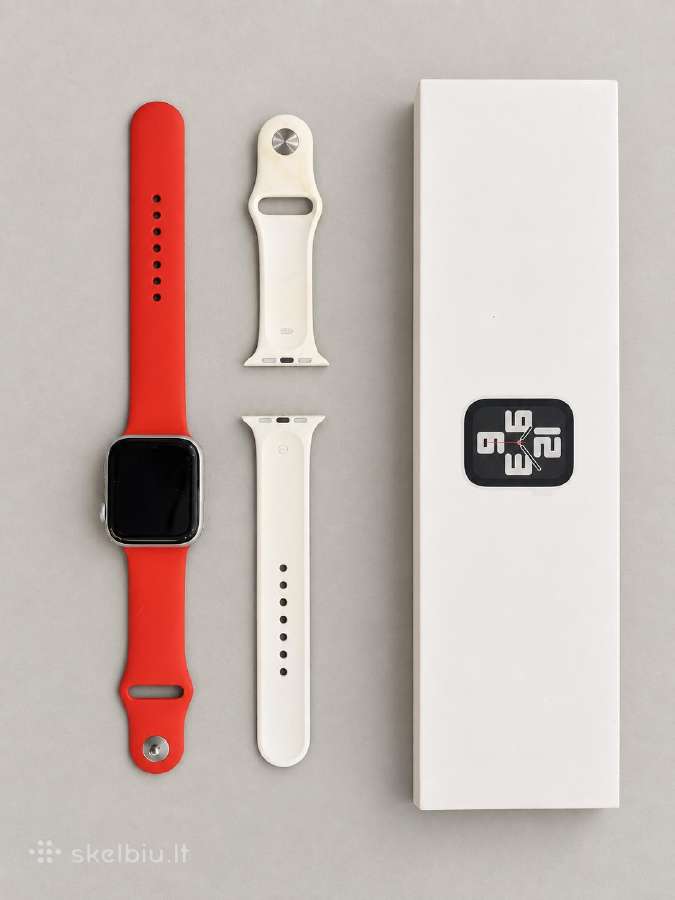Apple Watch Se 2 44 mm GPS, dėžutė ir 2 apyrankės - nuotraukos Nr. 2
