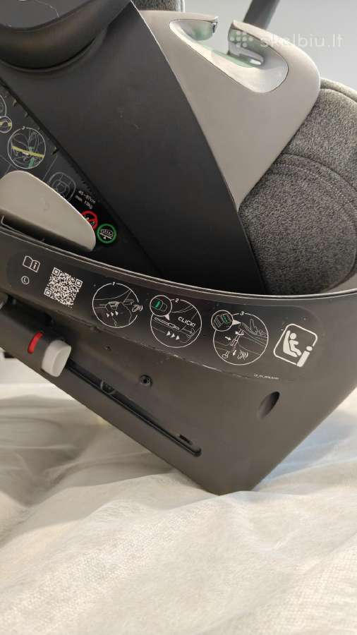 Cybex Cloud T 45-87cm kedutė su Isofix 360 - nuotraukos Nr. 4