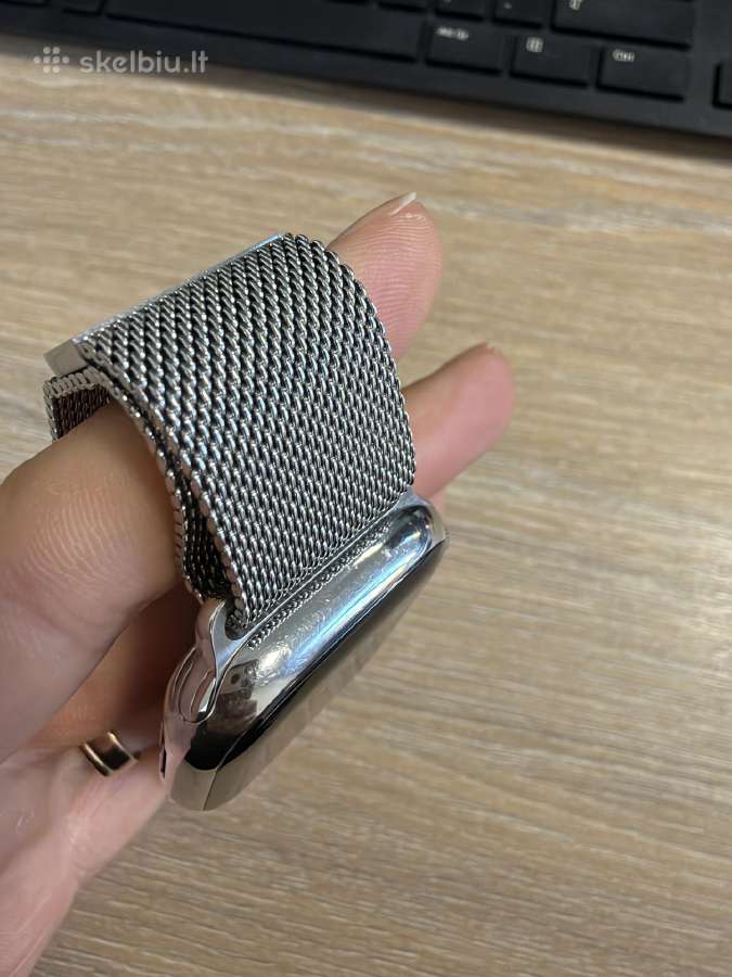 Apple Watch 9 Stainless Steel - nuotraukos Nr. 4