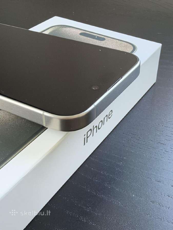iPhone 15 Pro 128gb natural titanium - nuotraukos Nr. 8