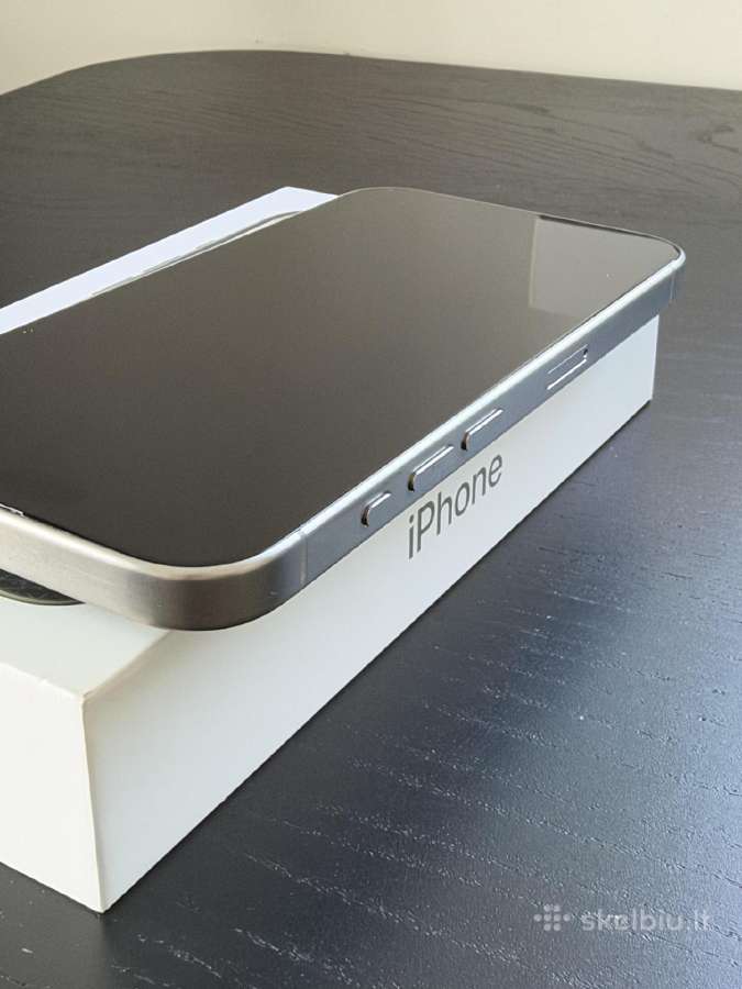iPhone 15 Pro 128gb natural titanium - nuotraukos Nr. 9