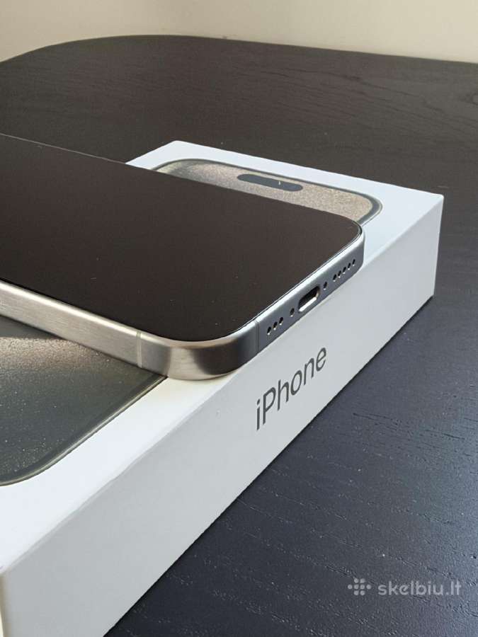 iPhone 15 Pro 128gb natural titanium - nuotraukos Nr. 11