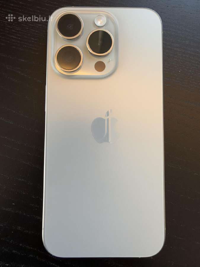 iPhone 15 Pro 128gb natural titanium - nuotraukos Nr. 6