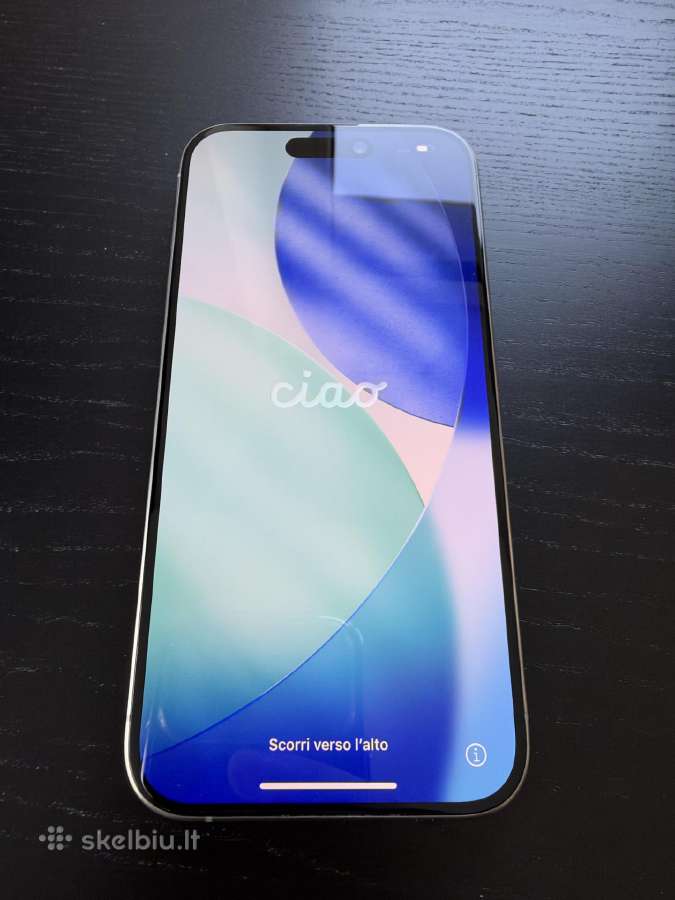 iPhone 15 Pro 128gb natural titanium - nuotraukos Nr. 5