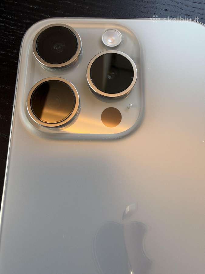 iPhone 15 Pro 128gb natural titanium - nuotraukos Nr. 4