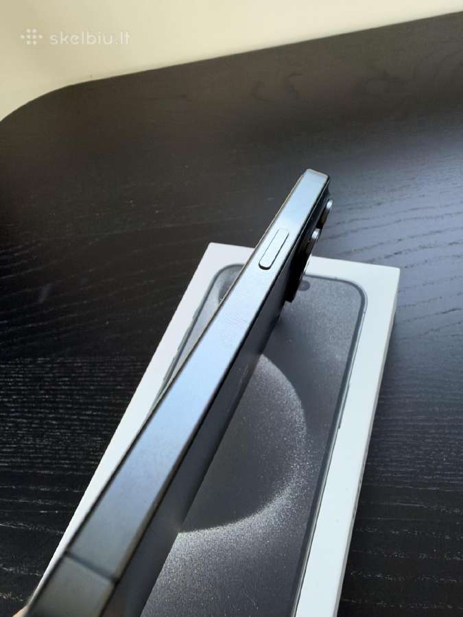 iPhone 15 pro 128 GB, Black titanium - nuotraukos Nr. 10