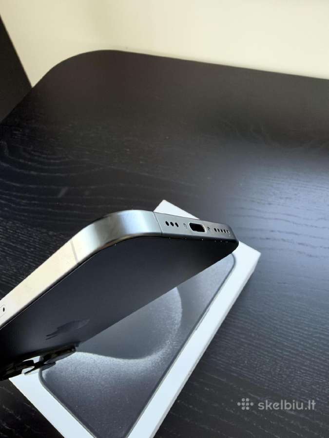 iPhone 15 pro 128 GB, Black titanium - nuotraukos Nr. 11