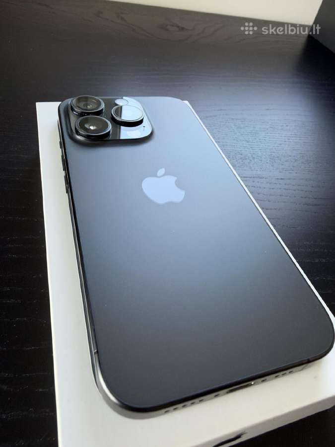 iPhone 15 pro 128 GB, Black titanium - nuotraukos Nr. 13
