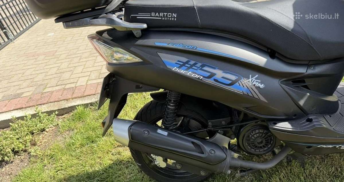 Barton Falcon 125 2021 m. – tik 345 km! Kaip nauja - nuotraukos Nr. 4