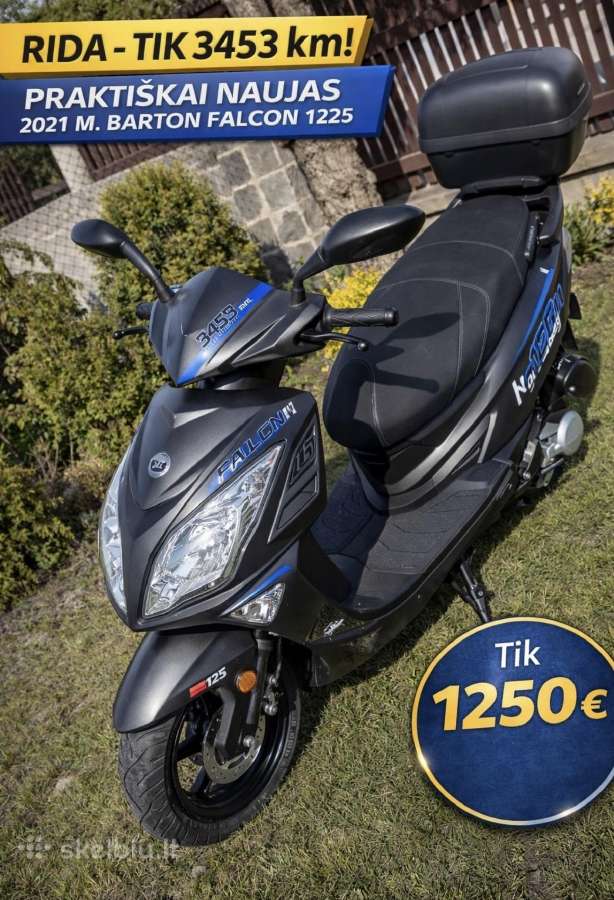 Barton Falcon 125 2021 m. – tik 345 km! Kaip nauja - nuotraukos Nr. 7