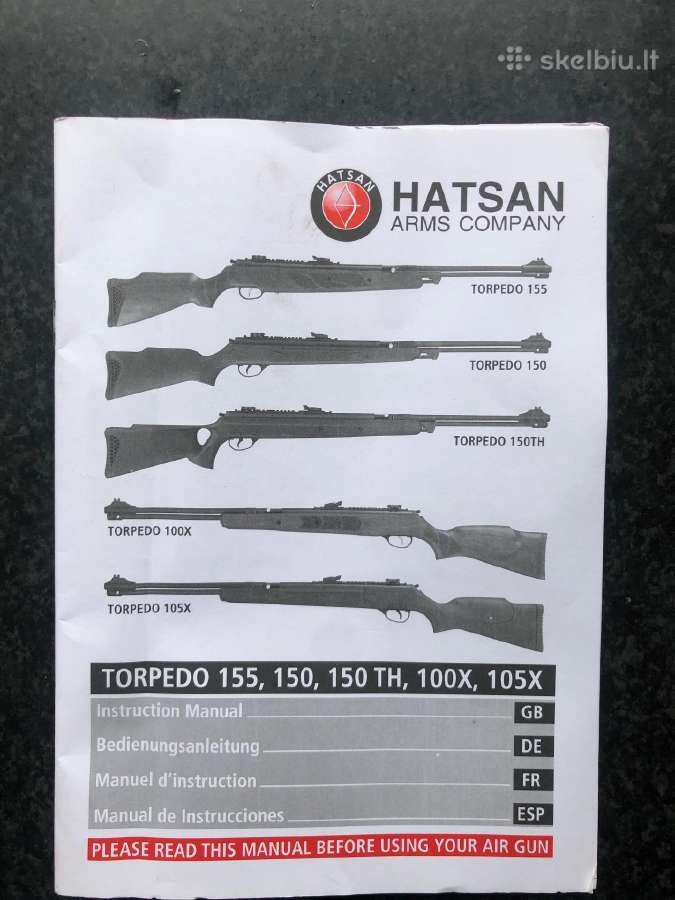 Pneumatinis šautuvas Hatsan Mod 105x Torpedo Vorte - nuotraukos Nr. 21