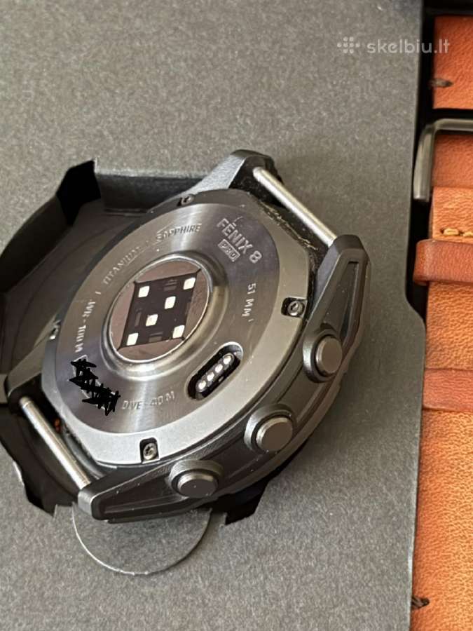 Garmin Fenix 8 Pro 51mm Amoled Sapphire Titanium - nuotraukos Nr. 4