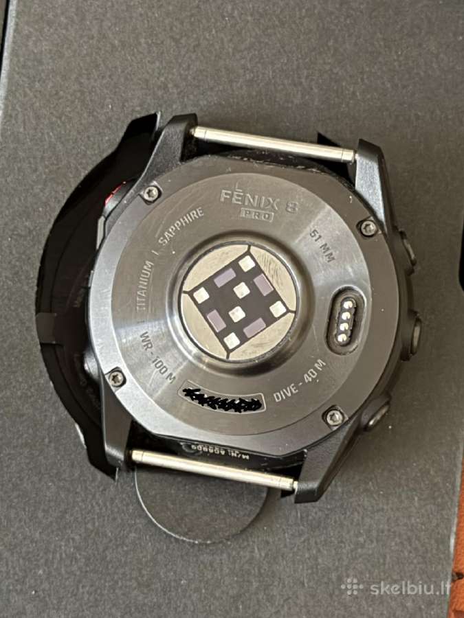 Garmin Fenix 8 Pro 51mm Amoled Sapphire Titanium - nuotraukos Nr. 5