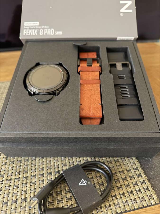 Garmin Fenix 8 Pro 51mm Amoled Sapphire Titanium - nuotraukos Nr. 8