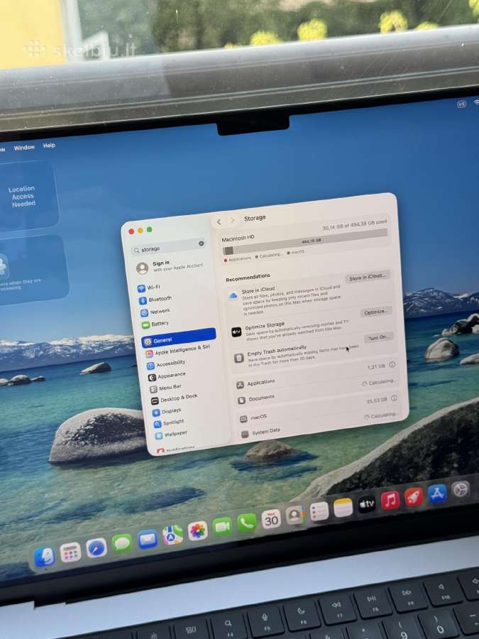 Apple MacBook pro M1 pro 512gb - nuotraukos Nr. 13