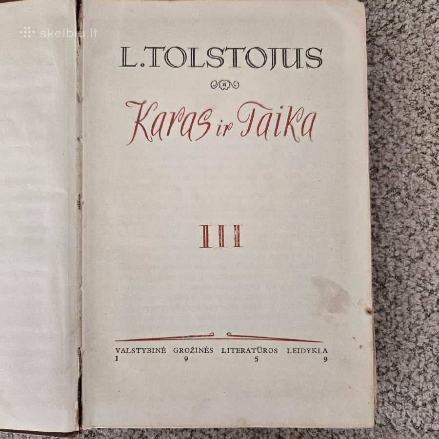 "Karas ir taika"1-4 tomai - nuotraukos Nr. 5