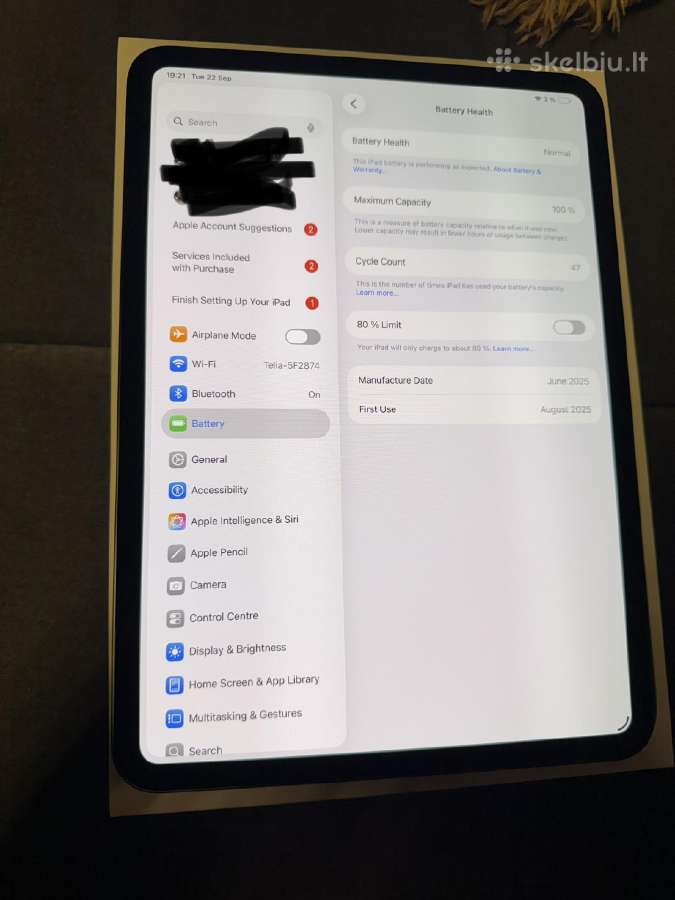 iPad Pro 11- inch (M4) Wi-fi Space Black - nuotraukos Nr. 3