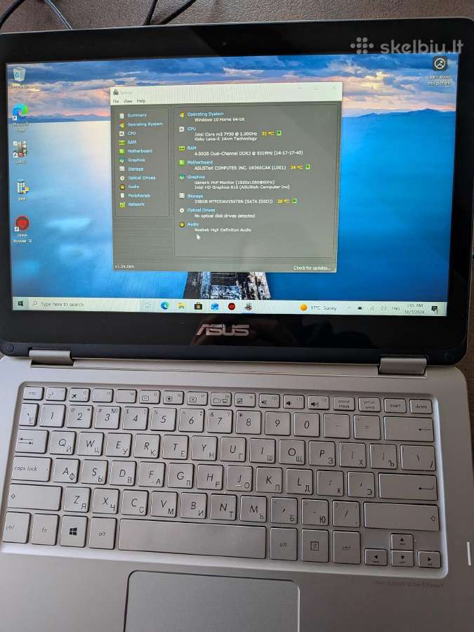 Zenbook Flip Ux360cak 13.3" Touch, pigiai,su defek - nuotraukos Nr. 8