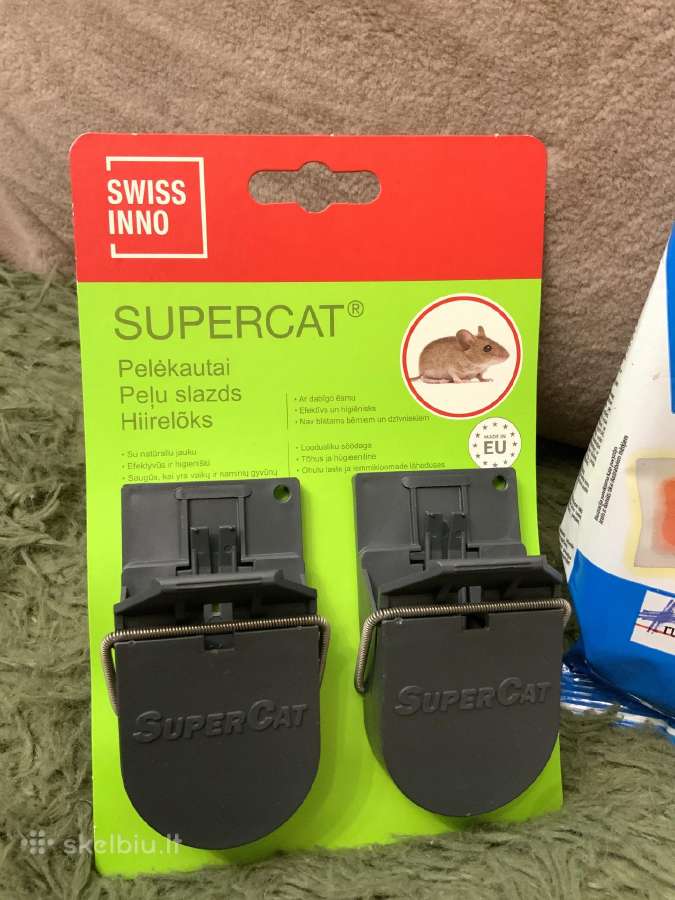 Pelių spąstai 2vnt Supercat pelėkautai - nuotraukos Nr. 2