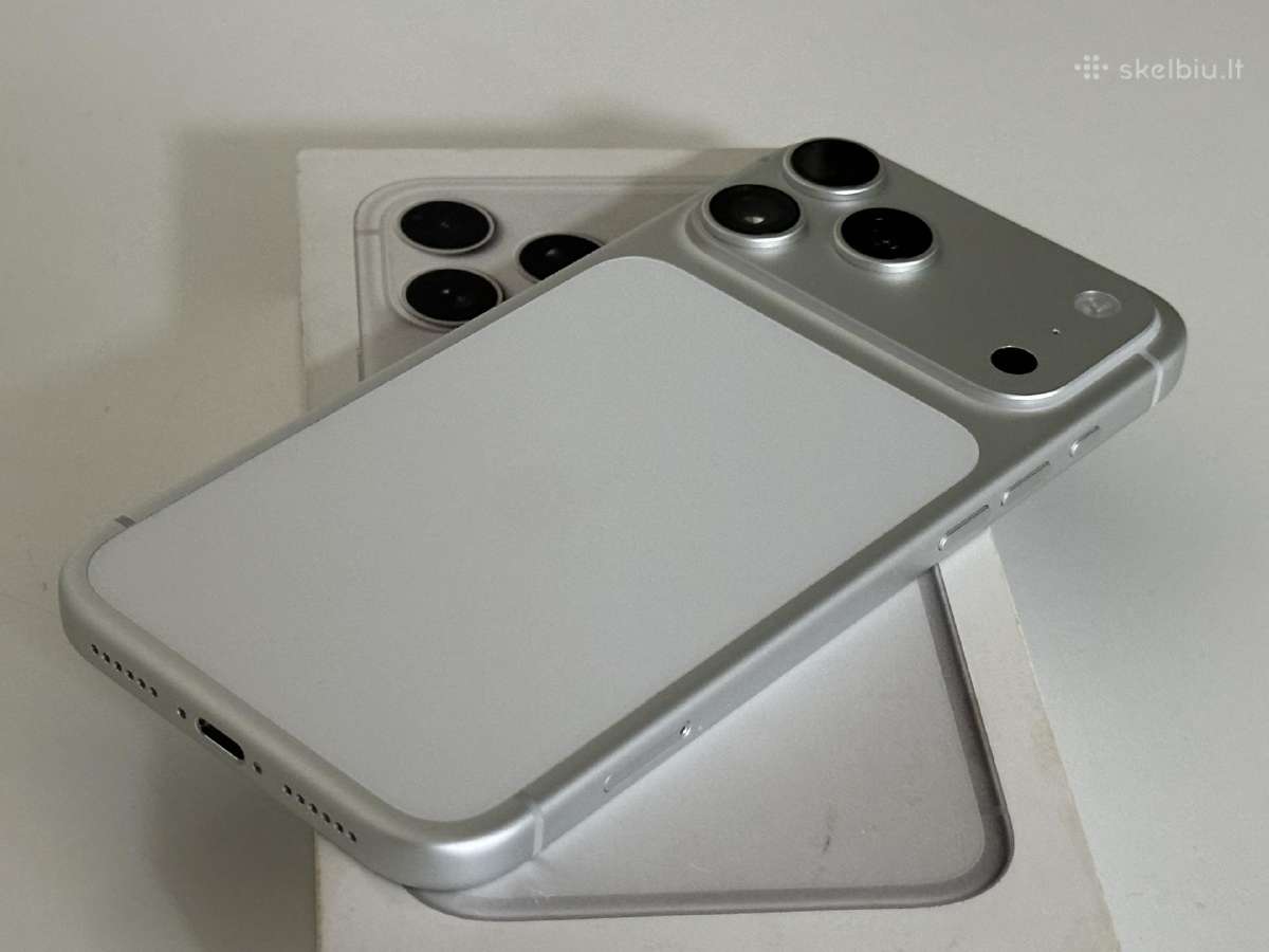 Parduodu iPhone 17 Pro Max Silver 256gb - nuotraukos Nr. 6