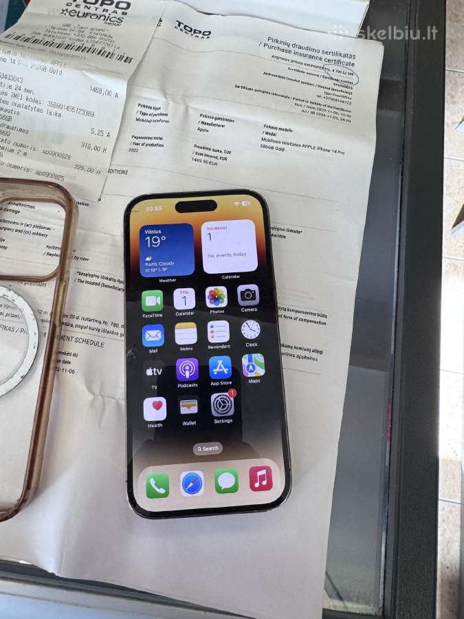 Apple iPhone 14 Pro 256gb pilnai veikiantis tik305 - nuotraukos Nr. 4