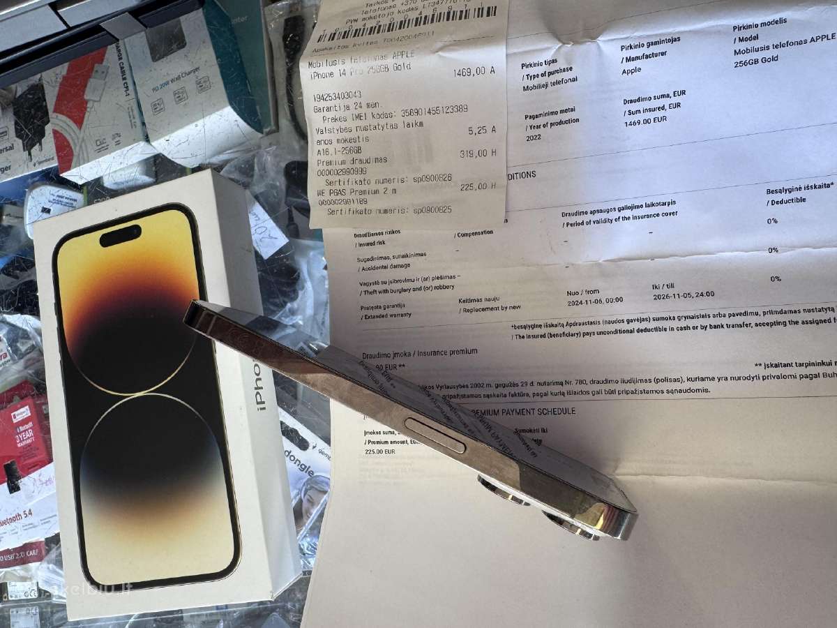 Apple iPhone 14 Pro 256gb pilnai veikiantis tik305 - nuotraukos Nr. 6