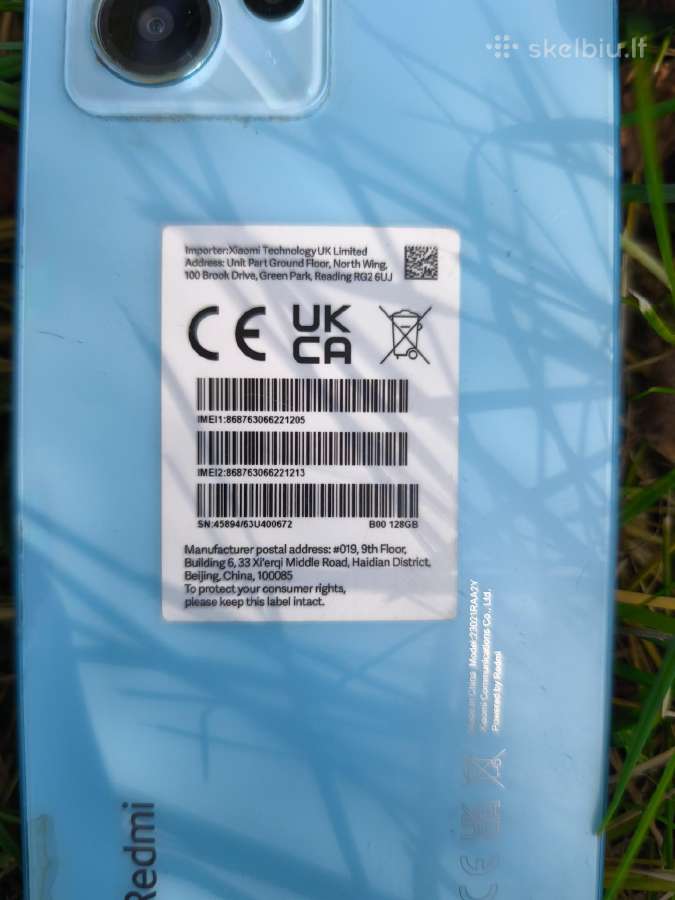 Redmi Note 12 4G be iššviesyklio, ima greitąjį - nuotraukos Nr. 2