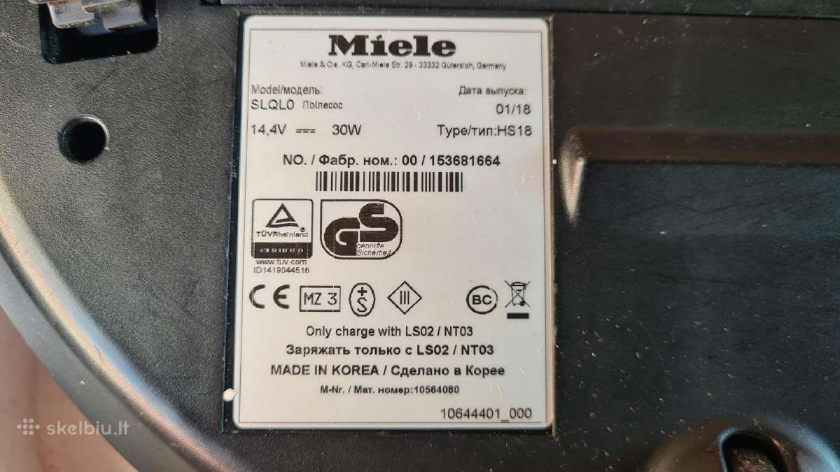 Robotas siurblys Miele Scout Rx2 - nuotraukos Nr. 7
