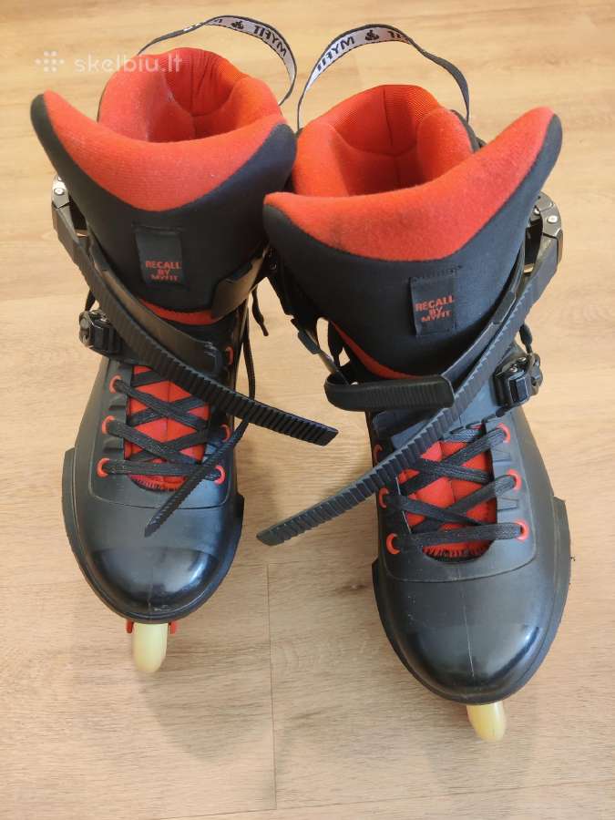 Riedučiai Powerslide Next Black Red 80 48-49 dydis - nuotraukos Nr. 4