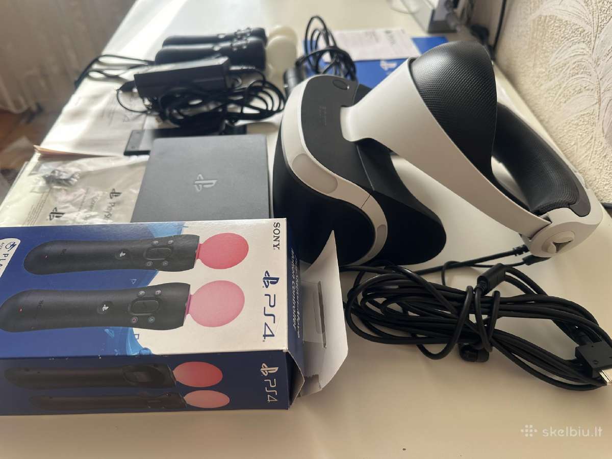 Ps 4 Virtualios Realybes Akiniai Komplektas Nauji - nuotraukos Nr. 2