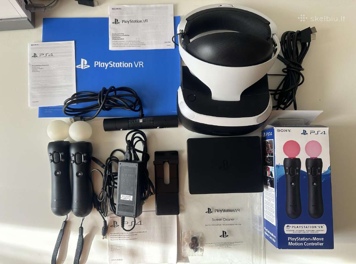 Ps 4 Virtualios Realybes Akiniai Komplektas Nauji - nuotraukos Nr. 4