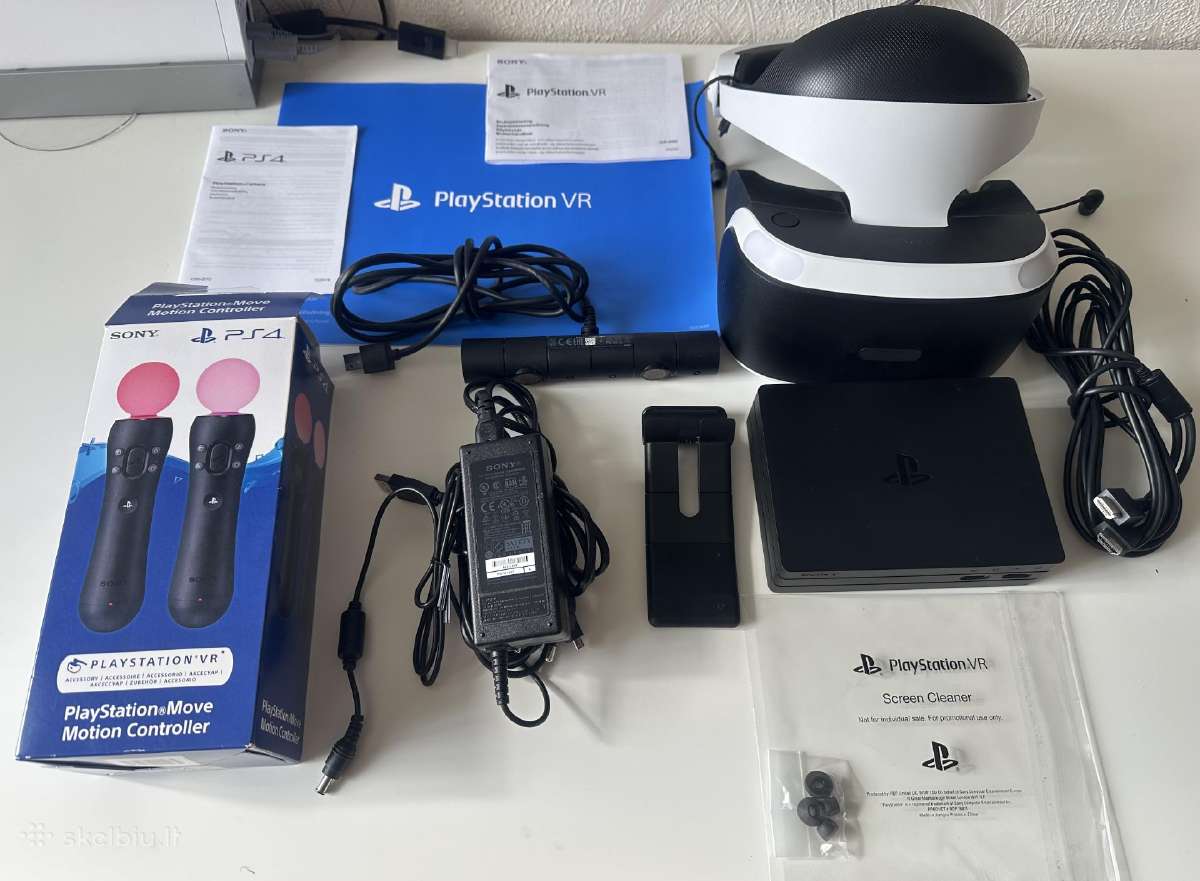 Ps 4 Virtualios Realybes Akiniai Komplektas Nauji - nuotraukos Nr. 8