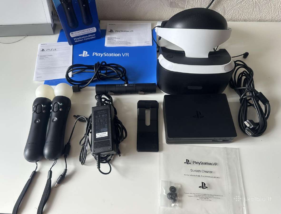 Ps 4 Virtualios Realybes Akiniai Komplektas Nauji - nuotraukos Nr. 9