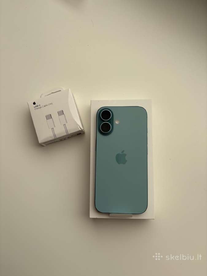 iPhone 16, 128 GB, naujas. - nuotraukos Nr. 3