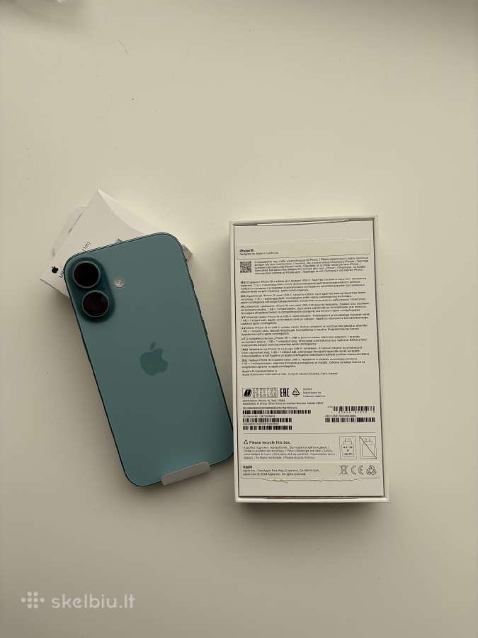 iPhone 16, 128 GB, naujas. - nuotraukos Nr. 5