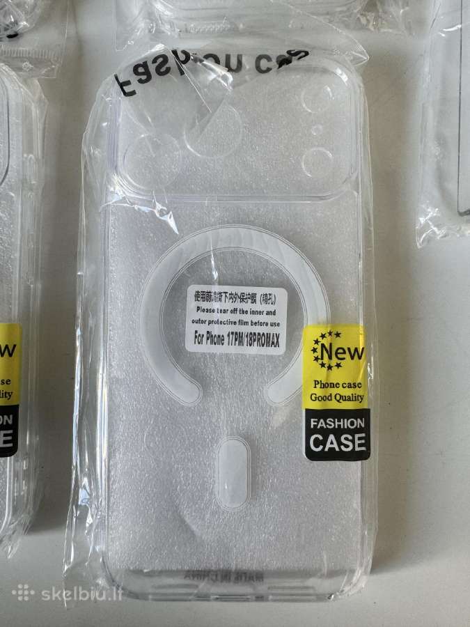 iPhone 17/18 Pro ir Pro Max clear case magsafe - nuotraukos Nr. 5