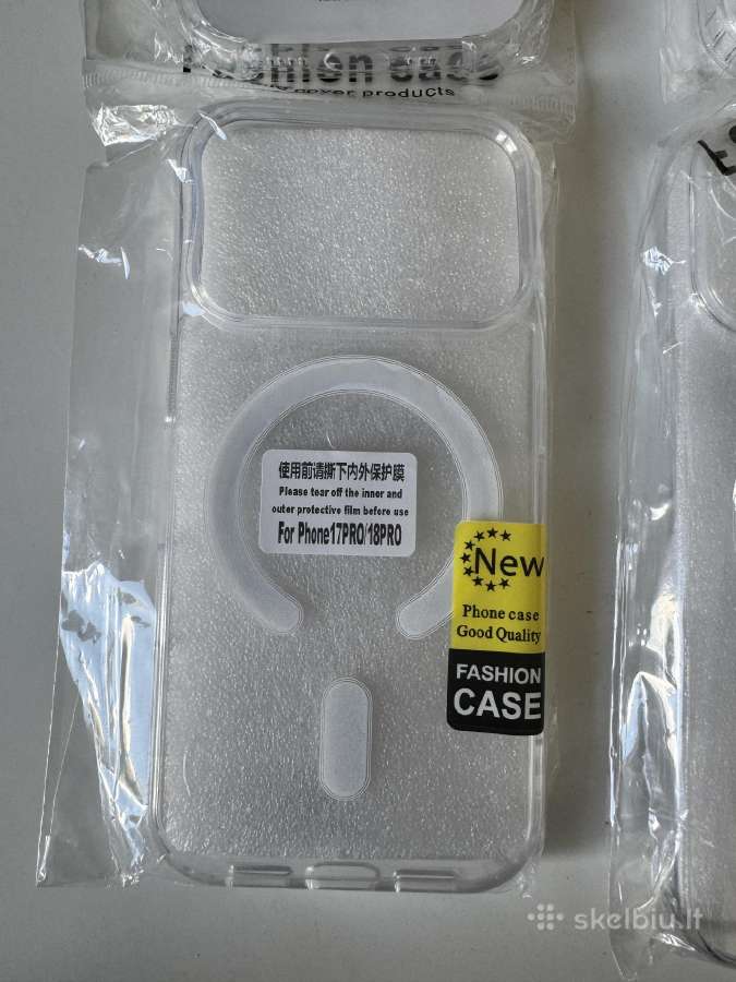 iPhone 17/18 Pro ir Pro Max clear case magsafe - nuotraukos Nr. 6