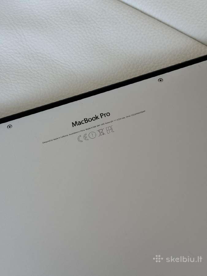 MacBook Pro 15" (Mid 2015) i7 / 16gb / 500gb SSD - nuotraukos Nr. 8