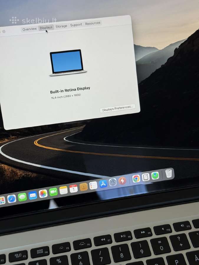 MacBook Pro 15" (Mid 2015) i7 / 16gb / 500gb SSD - nuotraukos Nr. 13