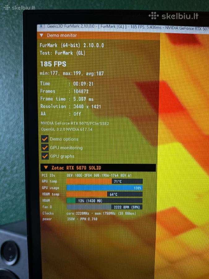 Zotac Geforce Rtx 5070 Twin Edge 12gb - nuotraukos Nr. 5