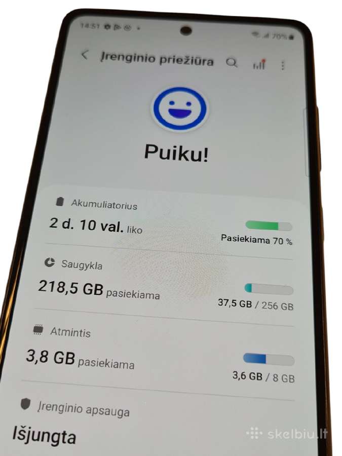 Samsung Galaxy S20 Fe 5G 8/256gb +3mėn. garantija - nuotraukos Nr. 14