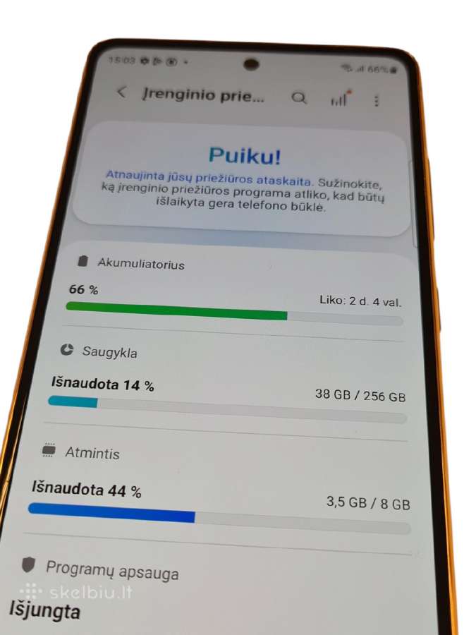 Samsung Galaxy S20 Fe 5G 8/256gb +3mėn. garantija - nuotraukos Nr. 3
