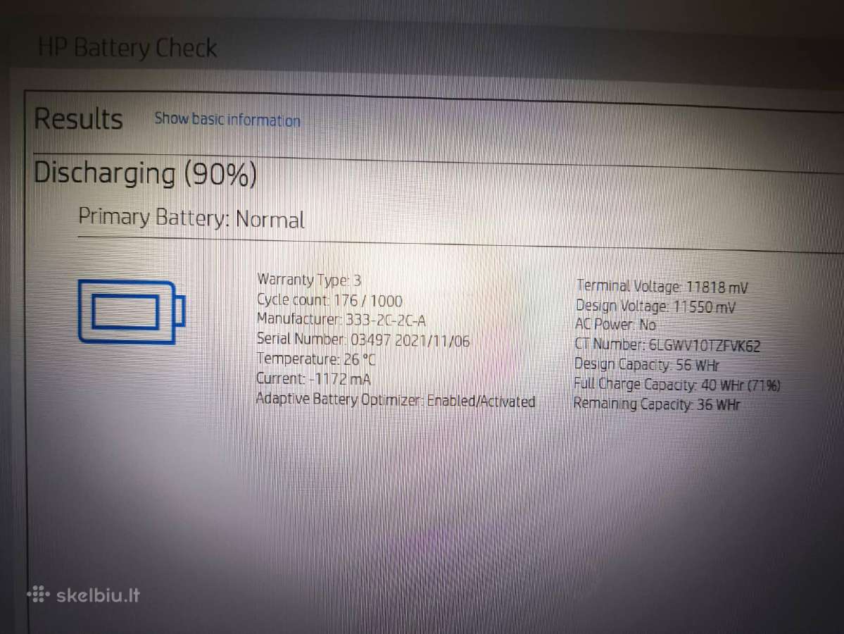 Hp 15.6 Elitebook Ryzen 7 5850u 16gb 256gb 29% - nuotraukos Nr. 6