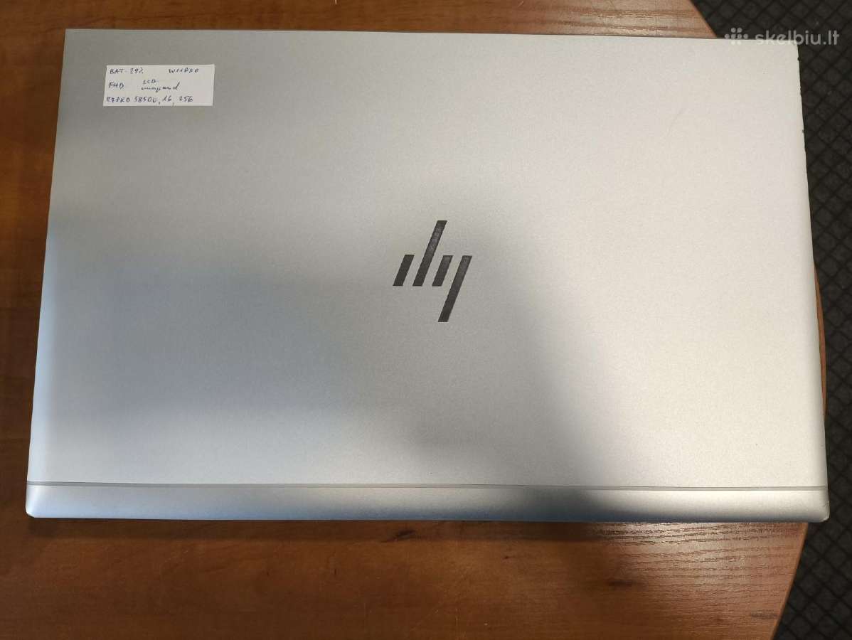 Hp 15.6 Elitebook Ryzen 7 5850u 16gb 256gb 29% - nuotraukos Nr. 3