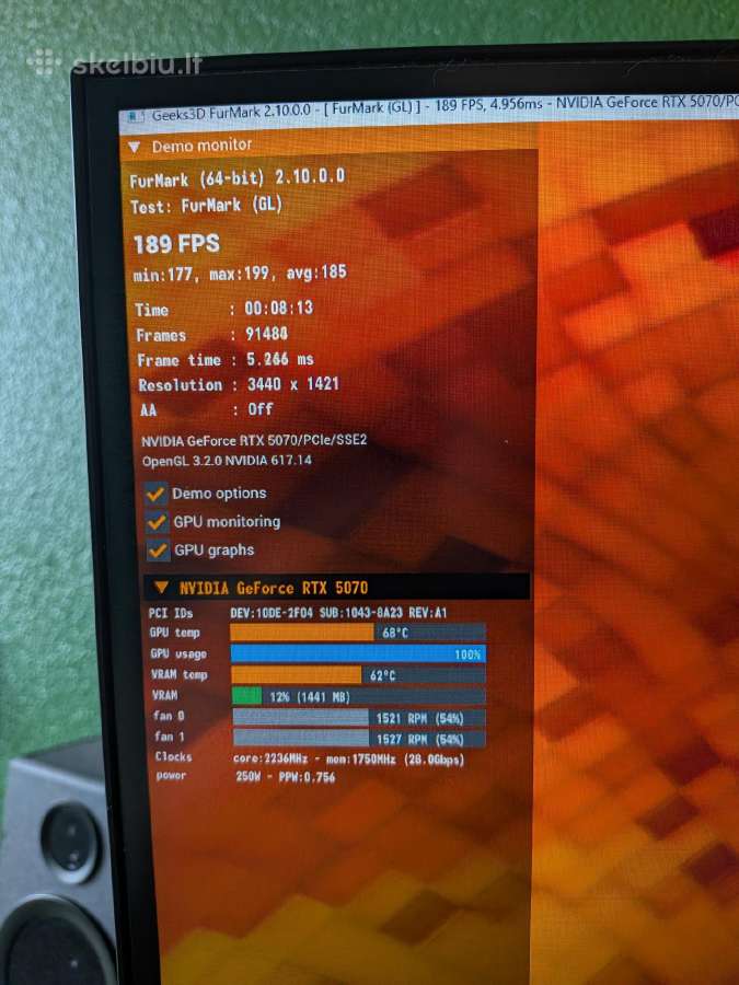 Asus Geforce Rtx 5070 Dual Oc 12gb - nuotraukos Nr. 5