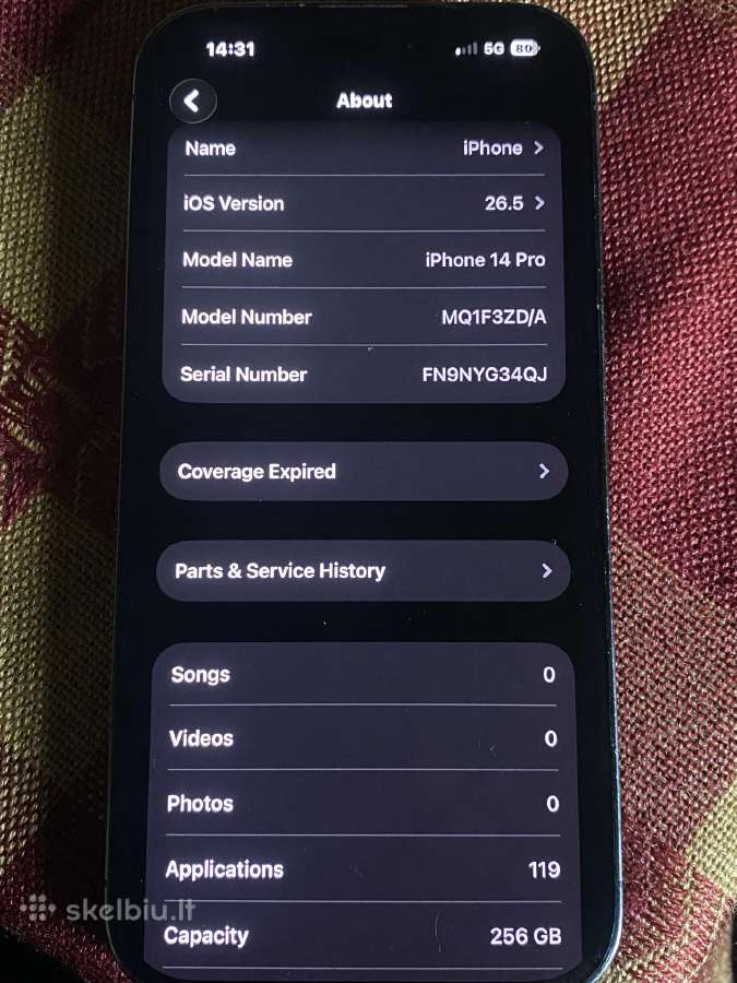 iPhone 14 pro 256gb - nuotraukos Nr. 2