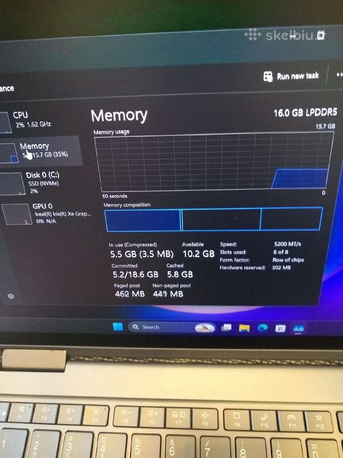 X1 Yoga gen7, i7-1260p/16/500 - nuotraukos Nr. 14