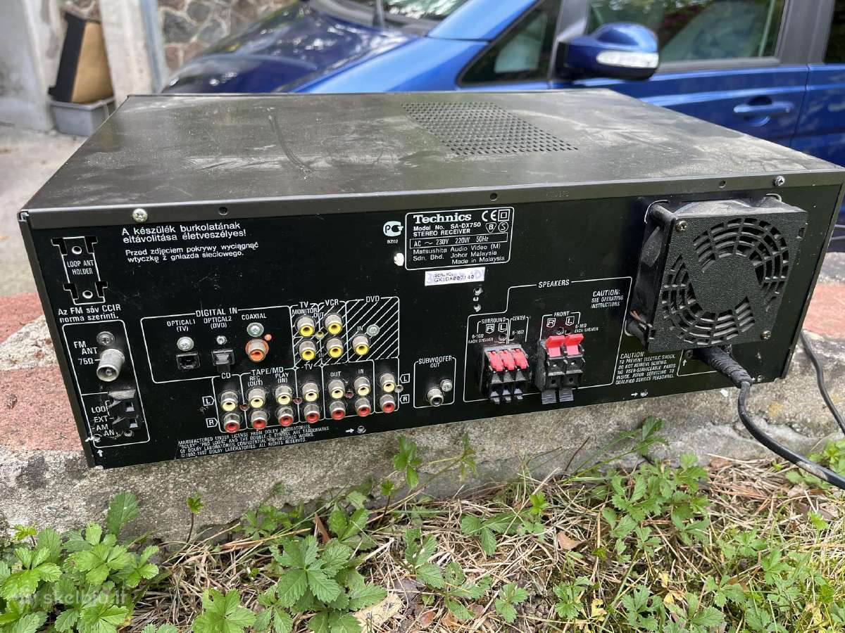 Technics Sa-dx750 AV resyveris - nuotraukos Nr. 4